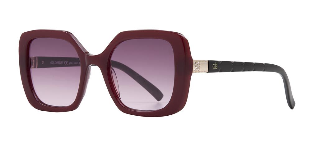 GOLDBERRY Sunglasses Teenage Woman Rectangular Full-Rimmed Acetate UV400 GBGNŞ 4502-C.03